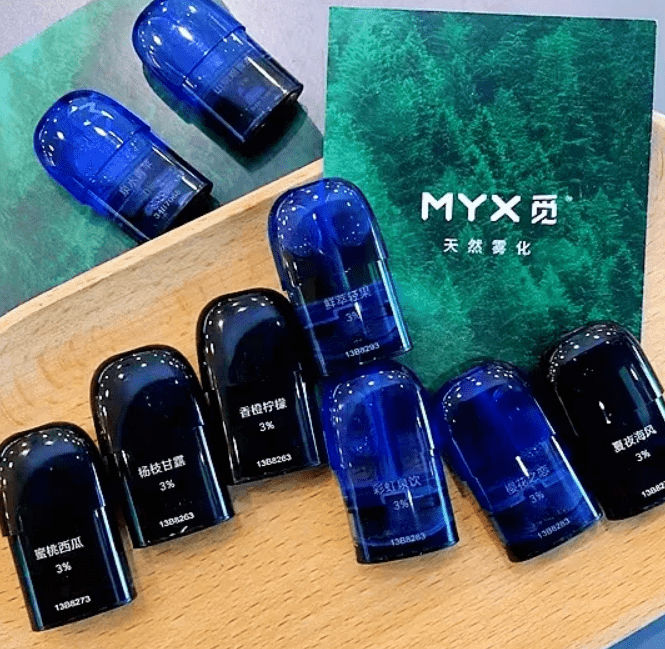 MYX觅天然雾化发布蓝色烟弹